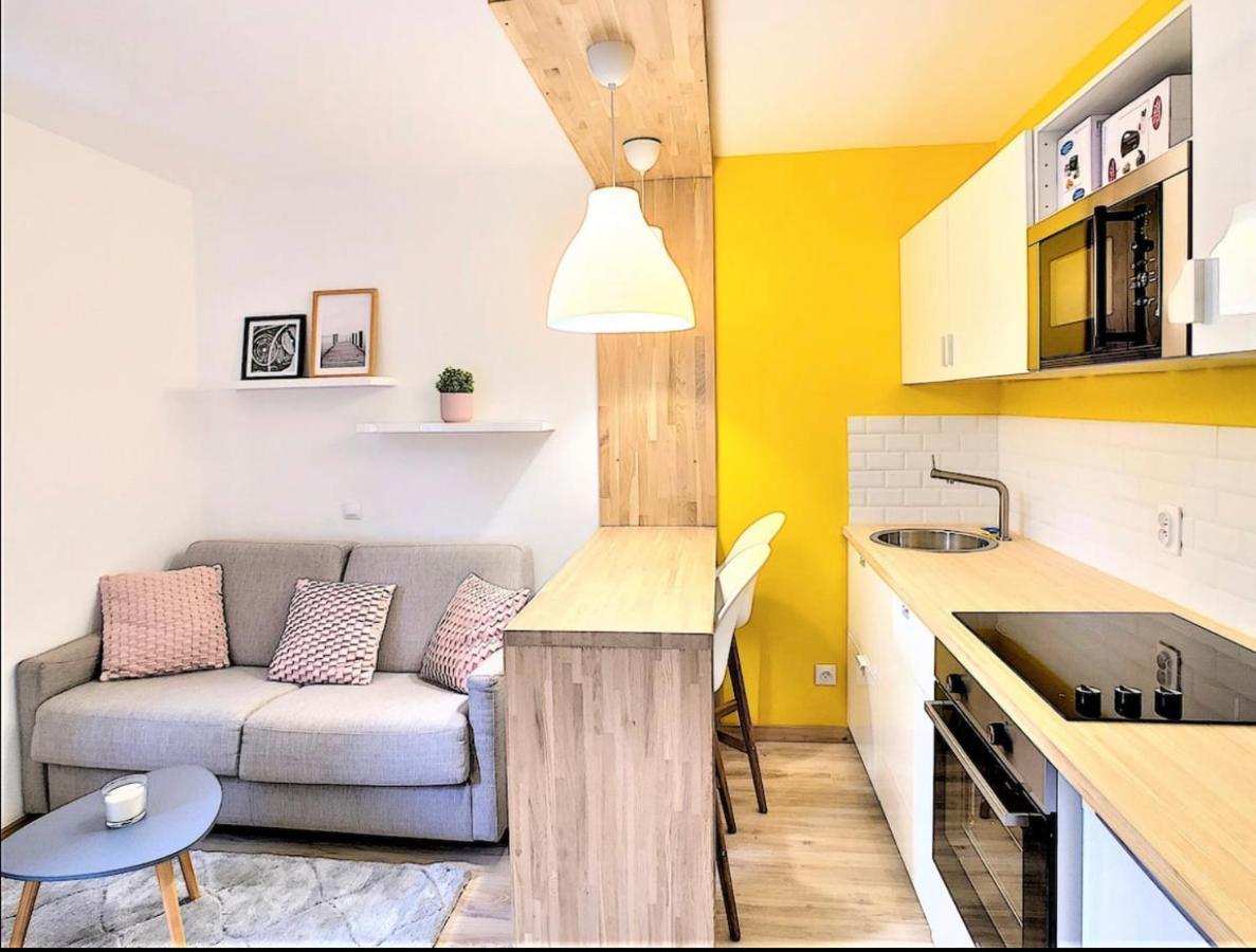 Centre Saint-Gervais Studio Jaune Moderne Proche Telecabine 2 Pers Zewnętrze zdjęcie