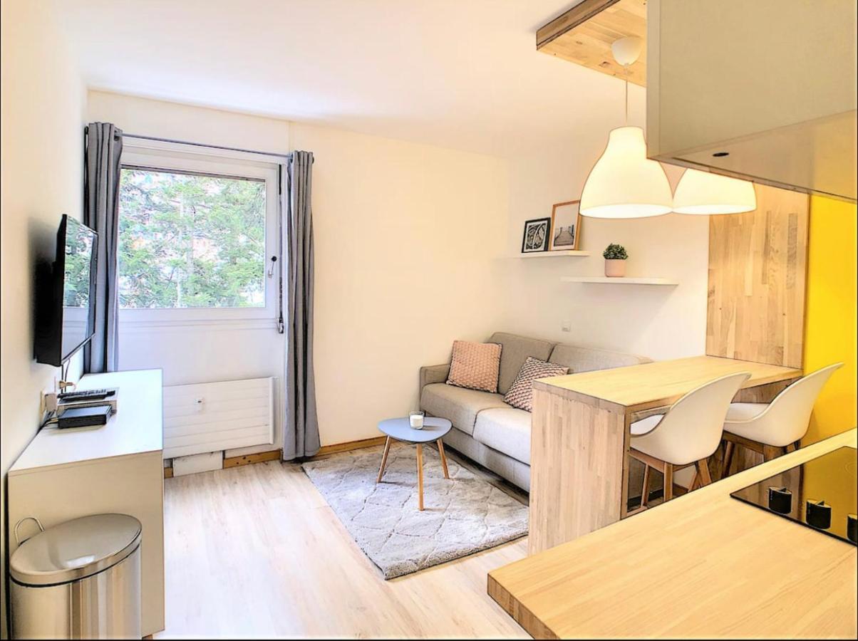 Centre Saint-Gervais Studio Jaune Moderne Proche Telecabine 2 Pers Zewnętrze zdjęcie